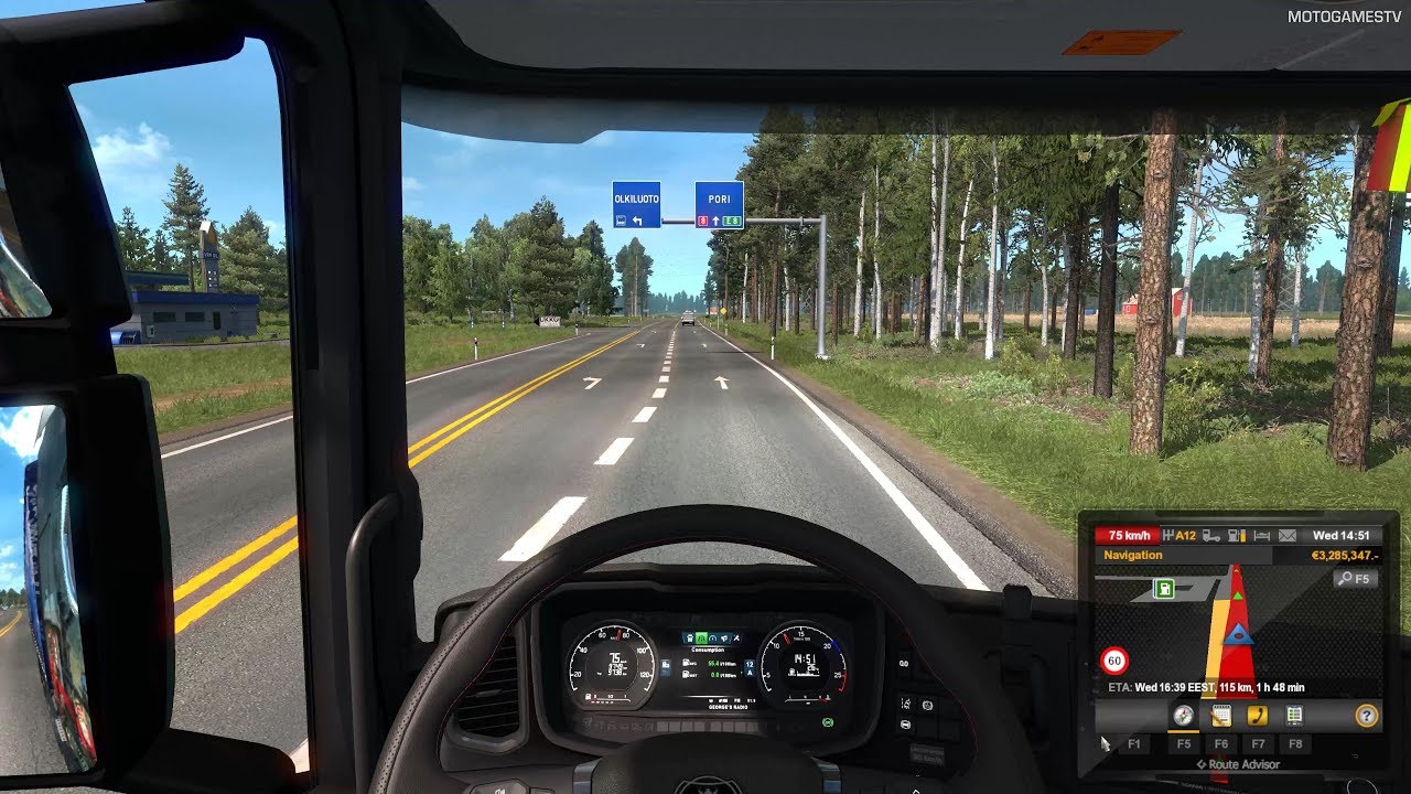 Euro Truck Simulator 2 First Time In Finland Beyond The Baltic Sea 4k 60fps Youtube