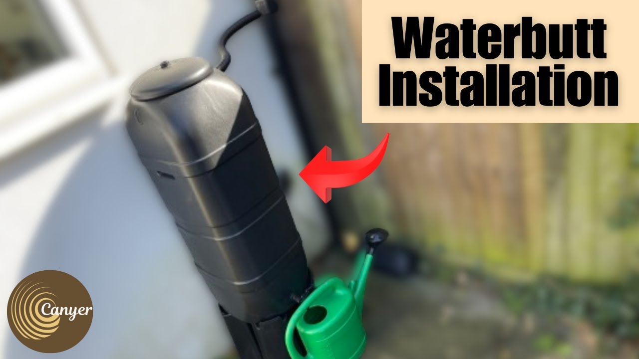 Easy Water-Butt Installation - YouTube