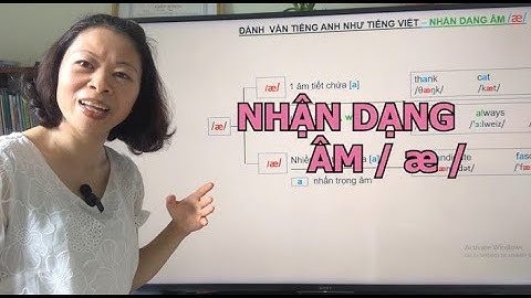 Phát Âm Tiếng Anh- Nhận Dạng Âm/ æ /Để Đánh Vần Tiếng Anh Như Tiếng Việt!
