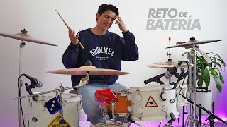 ¡Baterista toca canciones por 1era vez!