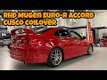 RHD Euro-R Honda Accord - JDM Cusco Coilover Installation with Surprises CL7 TSX (Episode 2)