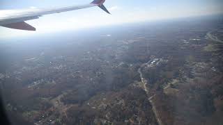 Southwest Flight 214 - Pushback, Taxi, and Takeoff from Baltimore, Maryland, USA