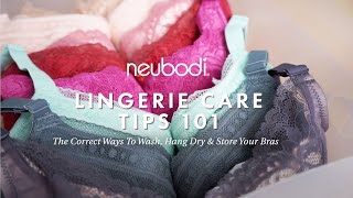 Lingerie 101: How To Wash, Dry & Store Your Bras