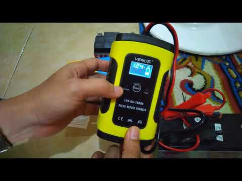 Review cas aki Portable buat di rumah kang, kalo cas aki motor atau mobil sering tekor, simple dan p. 