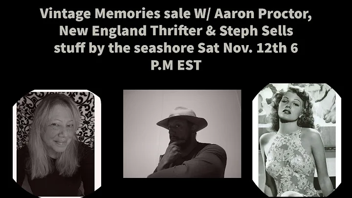 Vintage Memories sale New England thrift & Steph S...