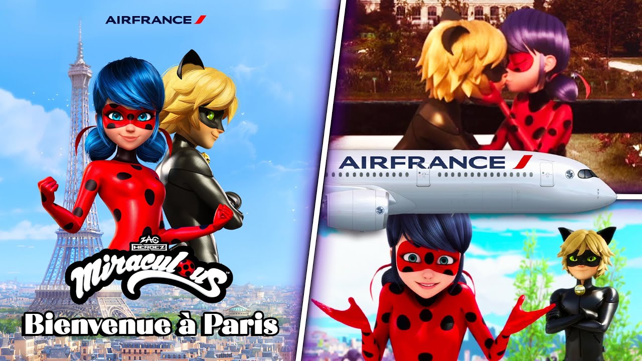 MIRACULOUS | 🐞 BIENVENUE À PARIS 🐾 Épisode entier | Avec @Air France ✈️ 🇫🇷