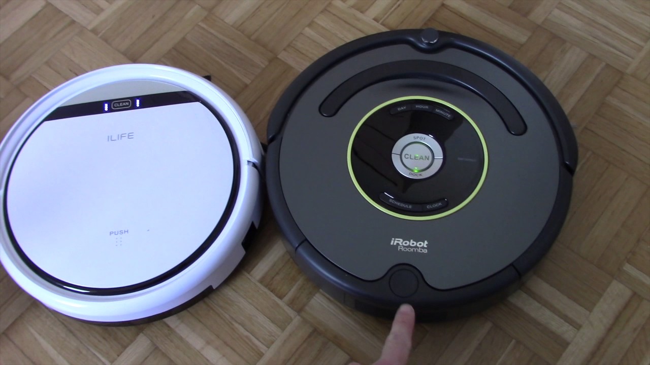 Ilife v3s Pro Beetles a confronto con un iRobot Roomba! YouTube