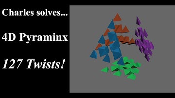 4D Pyraminx (Simplex) Solved by Charles Doan