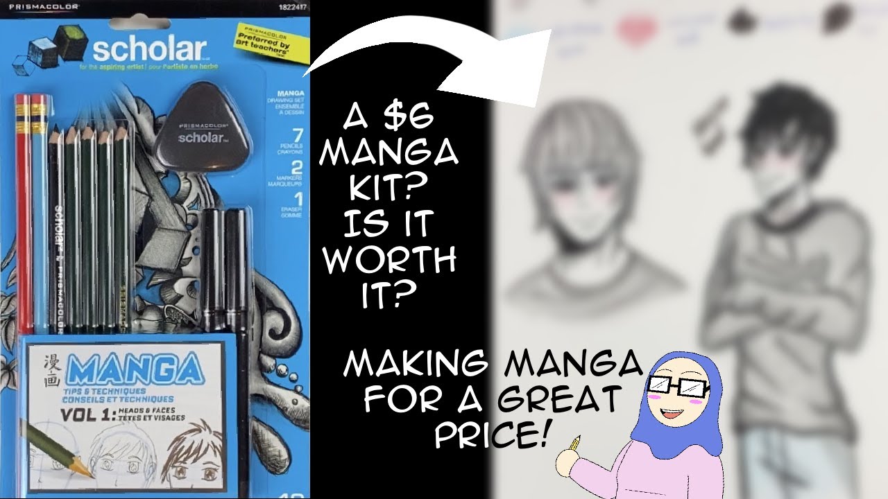 USING A $6 MANGA KIT?!  IS IT WORTH THE MONEY? Can I make manga