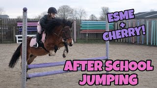 After School Jumping Practise with Esme and Cherry