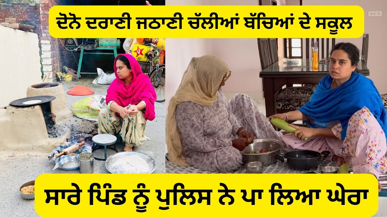 ⁣ਦਰਾਣੀ ਜਠਾਣੀ ਚੱਲੀਆਂ ਸਕੂਲ ਵਿੱਚ।ਕਈ ਬਜ਼ੁਰਗਾਂ ਨੂੰ ਜ਼ਬਰਦਸਤੀ ਚੁੱਕ ਕੇ ਗੱਡੀਆਂ ਚ ਸੁਟਿੱਆ ।ਪੁਲਿਸ ਨੇ ਪਾਇਆ ਘੇਰਾ 