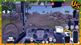 Articulated Scania Bus Drive On Country Road | Proton Bus Simulator Urbano Android Gameplay screenshot 5