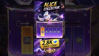 Alice Collector in 2.8K Diamonds + COA! 💎 🔥#MOBA55Creator #moba55allstar