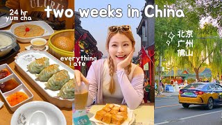 life in china (& everything i ate) 🇨🇳 claypot rice, 24hr yum cha, street food, durian pizza, etc!