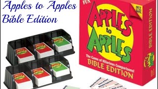 How to play: Apples to Apples Bible Edition