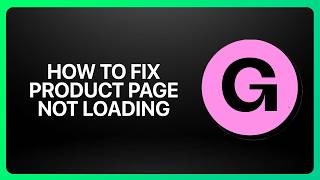 How To Fix Product Page Not Loading On Gumroad! Tutorial
