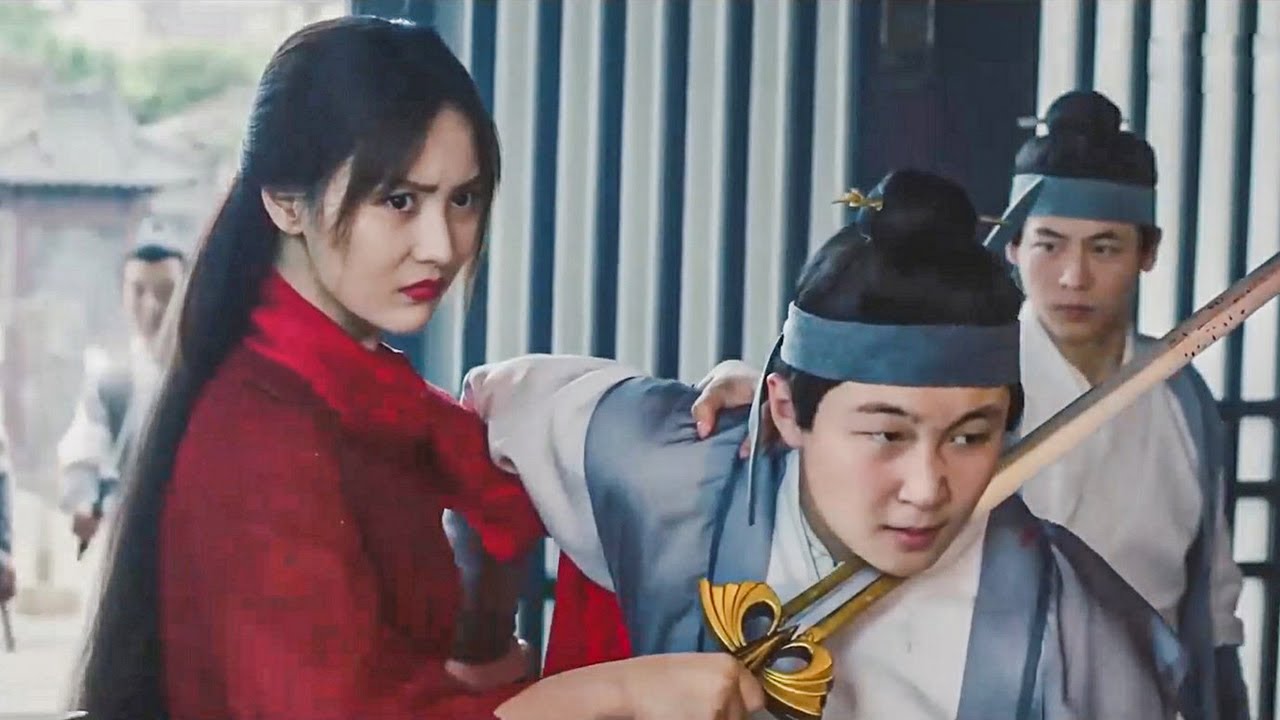 【ENG SUB】紅衣女劍客竟獨闖宮殿，為了復讎要消滅所有人！《白发魔女传 White Haired Devil Lady》！| 武俠/動作 ...
