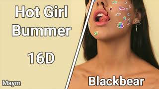 Hot Girl Bummer Blackbear 16d Audio Not 8d 9d Youtube - hot girl bummer roblox id code