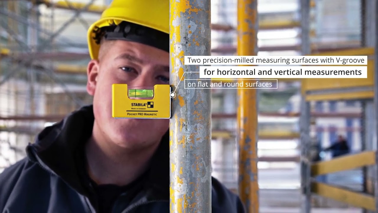 The STABILA Magnetic Pocket Spirit Level (17953)