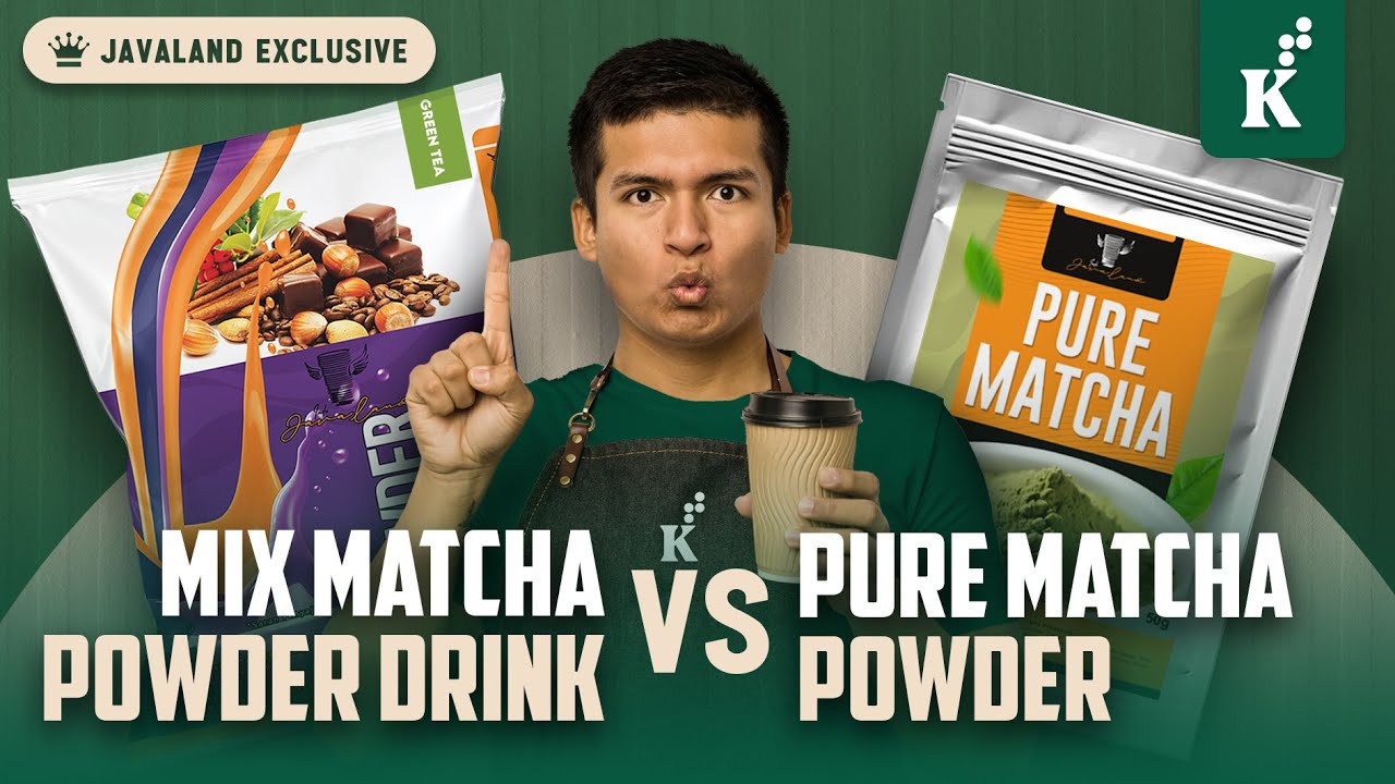 Продавцы напитков, обязательно посмотрите❗❗ Сравнение чистого матча Javaland и зеленого чая / мат...