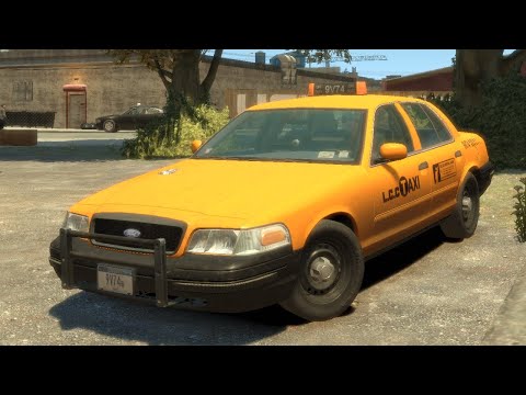 GTA IV [PC] - 2001 Ford Crown Victoria Taxi Mod