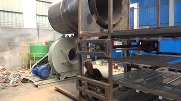 paper pulp molded egg tray multi-layer metal dyer test run