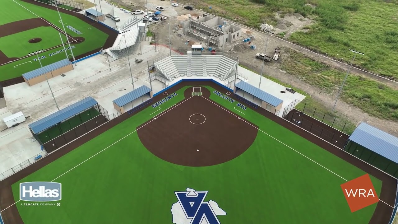 Van Alstyne ISD | Softball and Baseball Complex | Construction Update | August 2025