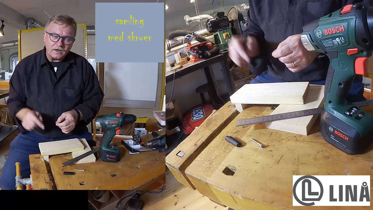 Teknik -  Samling med skruer