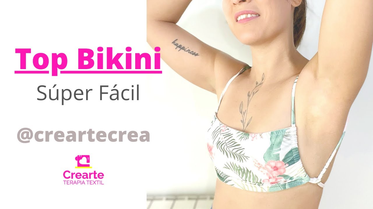 BIKINI patrón y confección . TOP
