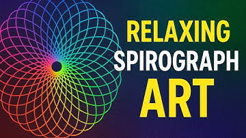 Relaxing Spirograph Art – Hypnotic Geometric Drawing in 2 Minutes❤️❤️