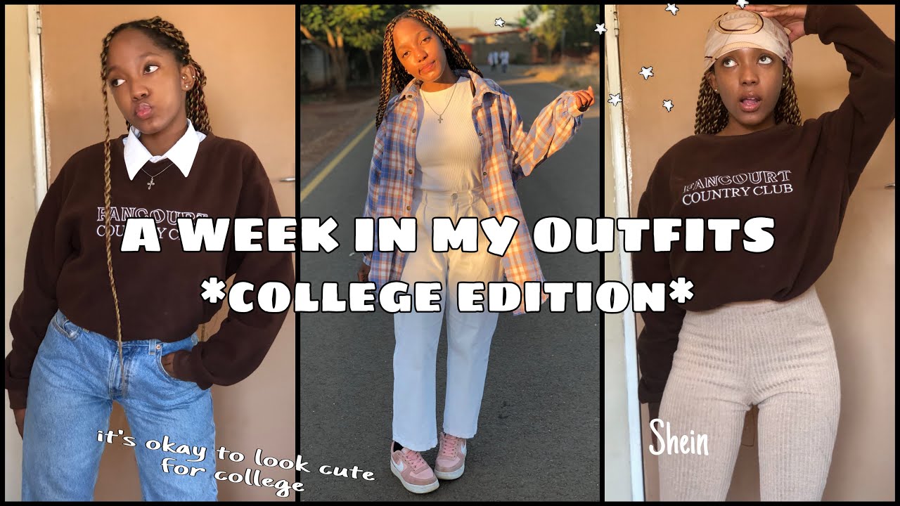 Week In My outfit *college edition |winter friendly outfit inspo* - YouTube