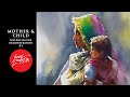 How to paint Mother & Child image in Watercolour. Demonstration By Sunil Linus De.