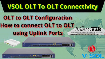 OLT to OLT Connectivity VSOL | How to connect OLT to OLT using UpLink | Connect Vsol to Vsol iT info