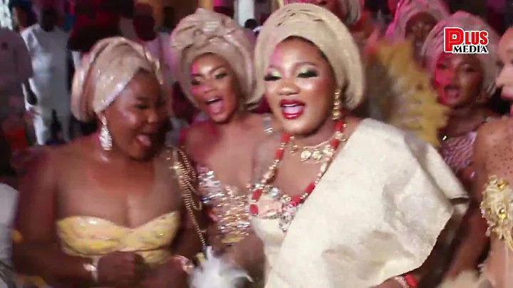 GLITZ AND GLAMOUR AT ODUWOLE TEMITOPE & ADEBAYO WASIU WEDDING AS MC OLUOMO AND CELEBRETIES SHOW FACE