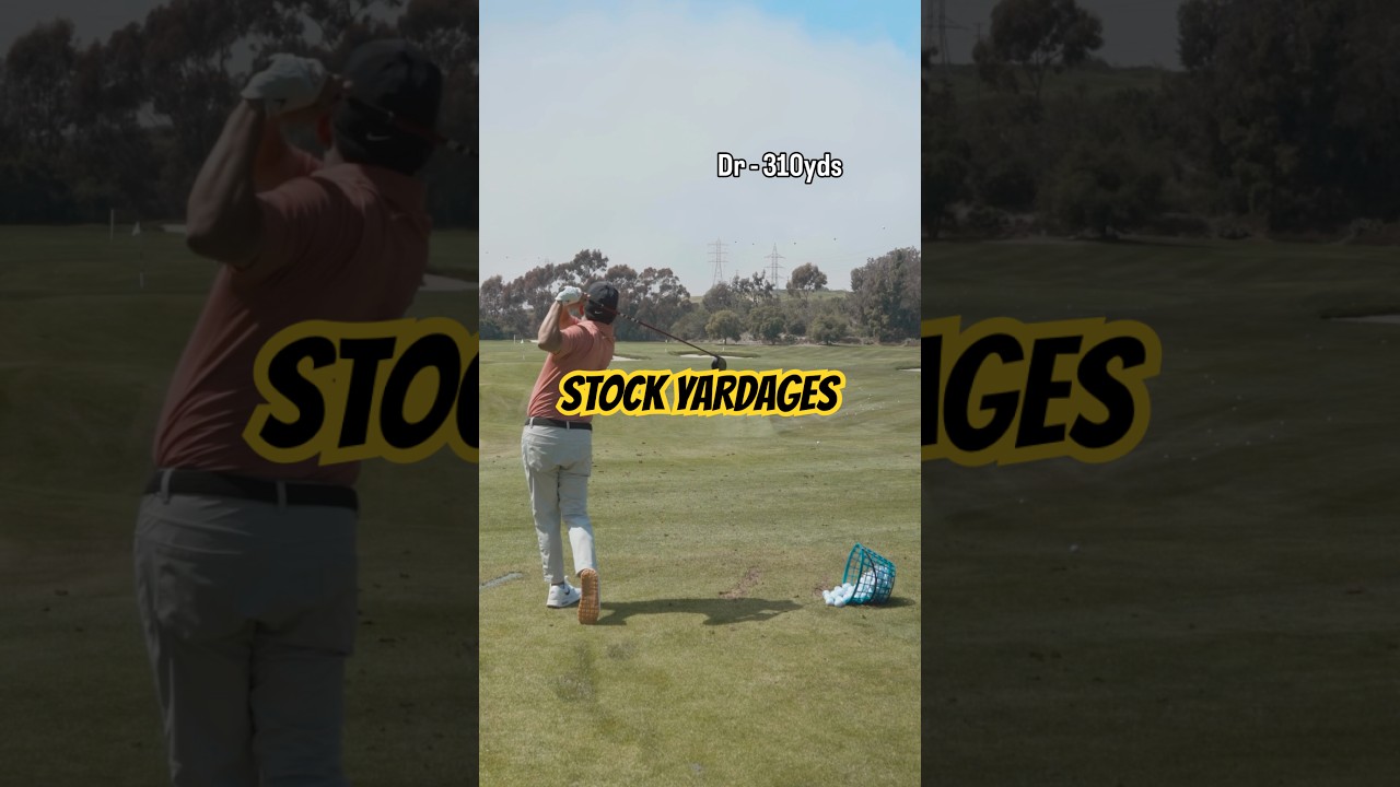 My 2025 Stock Yardages 😎 