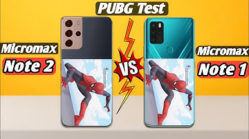 Micromax in Note 2 VS Micromax in Note 1 PUBG Test | Micromax in Note 2 Unboxing