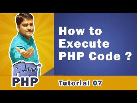 Video: Hoe word PHP uitgevoer?
