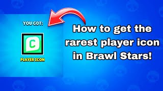 So I got the rarest PLAYER ICON in Brawl Stars..