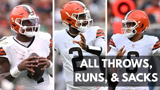 Browns vs Bears – Every Throw, Run & Sack (CLE @ CHI | Preseason Week 1)