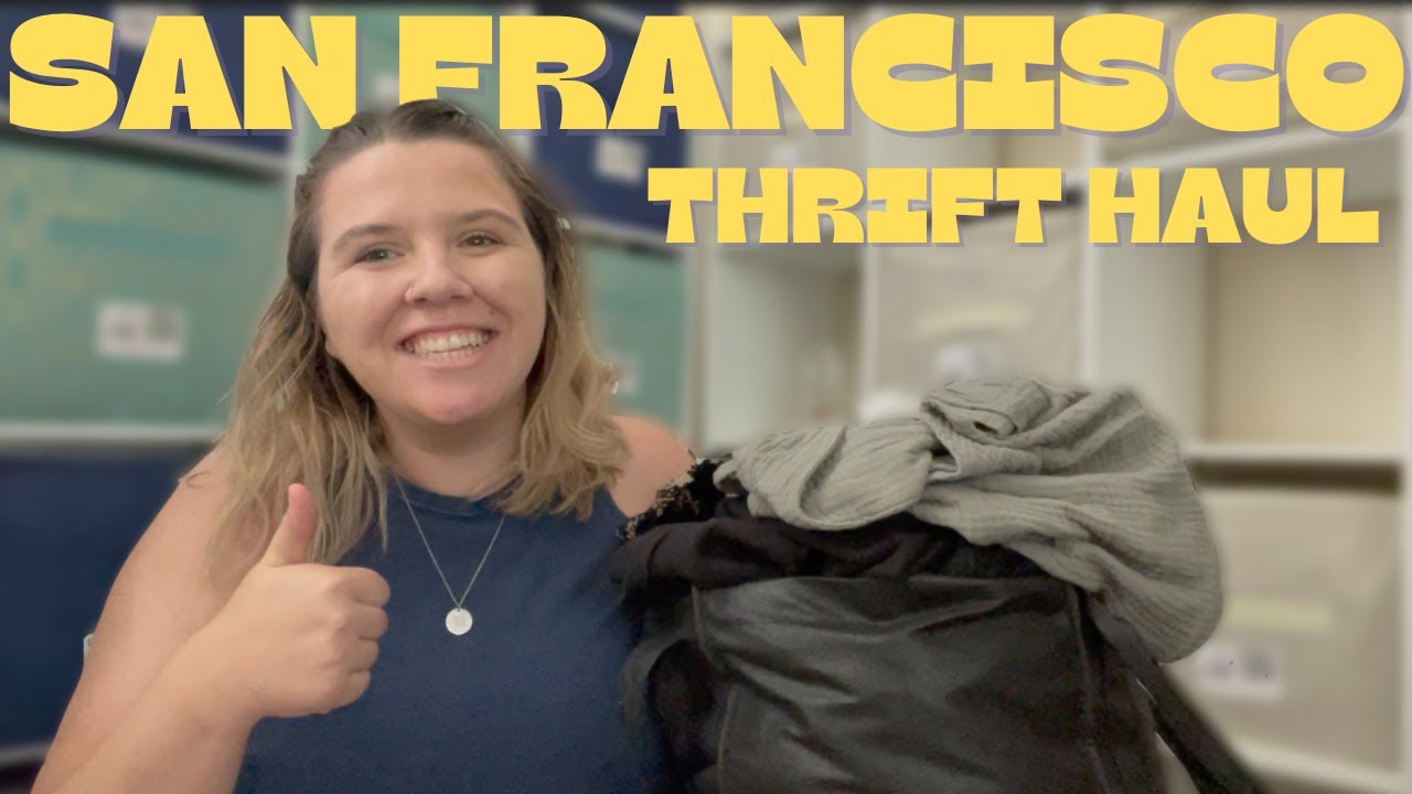 My First Bay Area Thrift Haul! Goodwill, Bins, & Savers Clothing Haul to Resell Online for