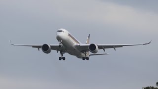 Ifs Aviation5888H Productions Real Footage Singapore Airlines Airbus A350-941 9V-Smo