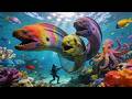 🐠Diving under the sea to catch eels, crabs and sea cucumbers | Part 292-1