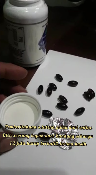 S.Lutena palsu dipasaran