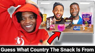 TOOK OVER HIS CHANNEL 😭 | REACTING TO GUESS WHAT COUNTRY THE SNACK IS FROM