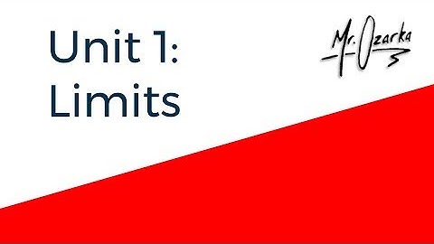 Infinte Limits and Vertical Asymptotes