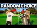The NO LOOK Random ILLEGAL Golf Club Challenge