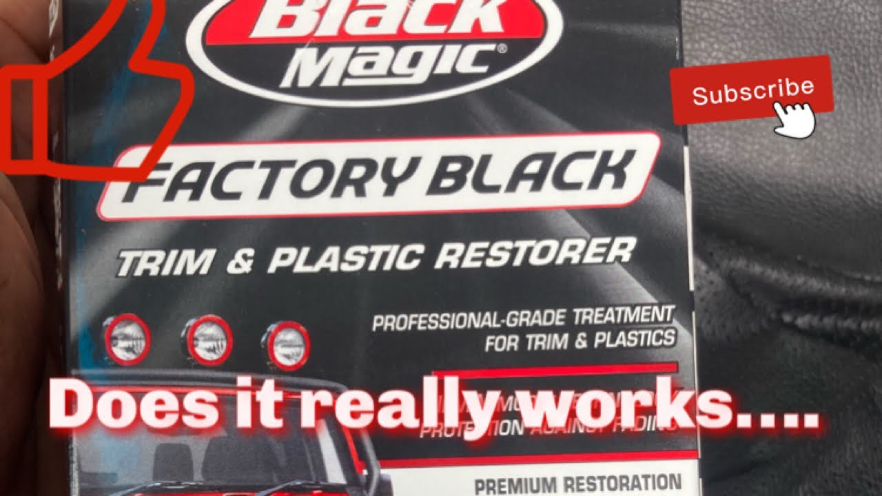 Factory Black Trim & Plastic Restorer