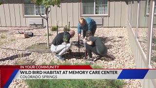 Bird sanctuary installed at Springs Ranch Memory Care