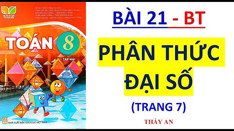 Bài 21 sách giáo khoa toán 8 tập 1