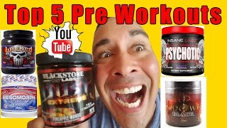 TOP 5 Pre Workout Supplements That WORK in 2016
